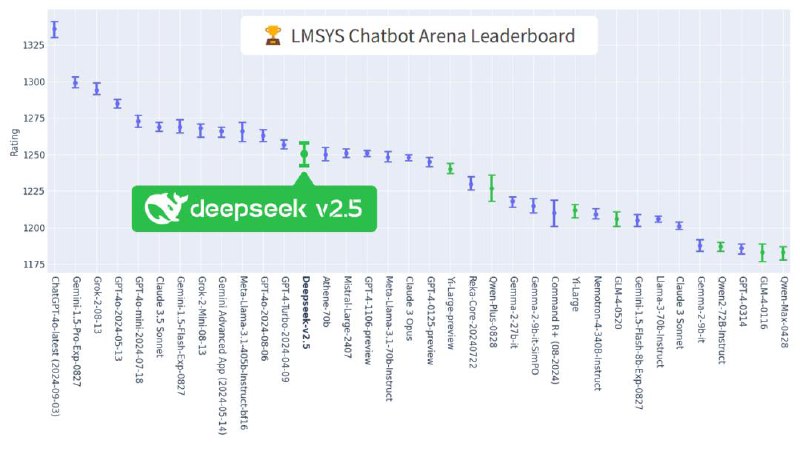 DeepSeek-V2.5 领跑国内大模型