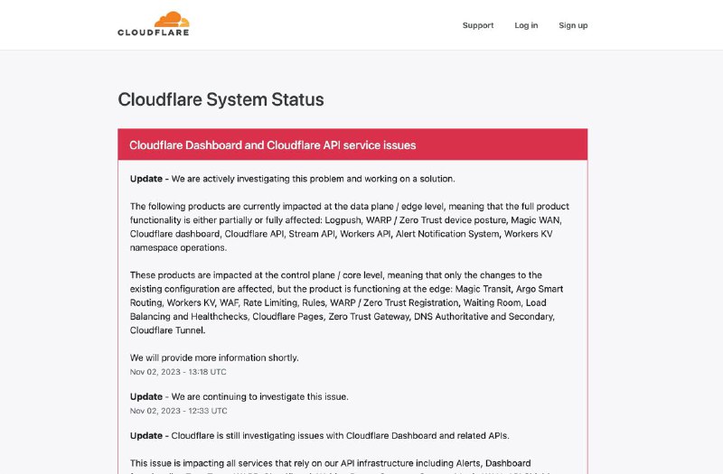 时隔一周，Cloudflare 仪表盘和 API 再次故障本次故障是由于数据中心断电